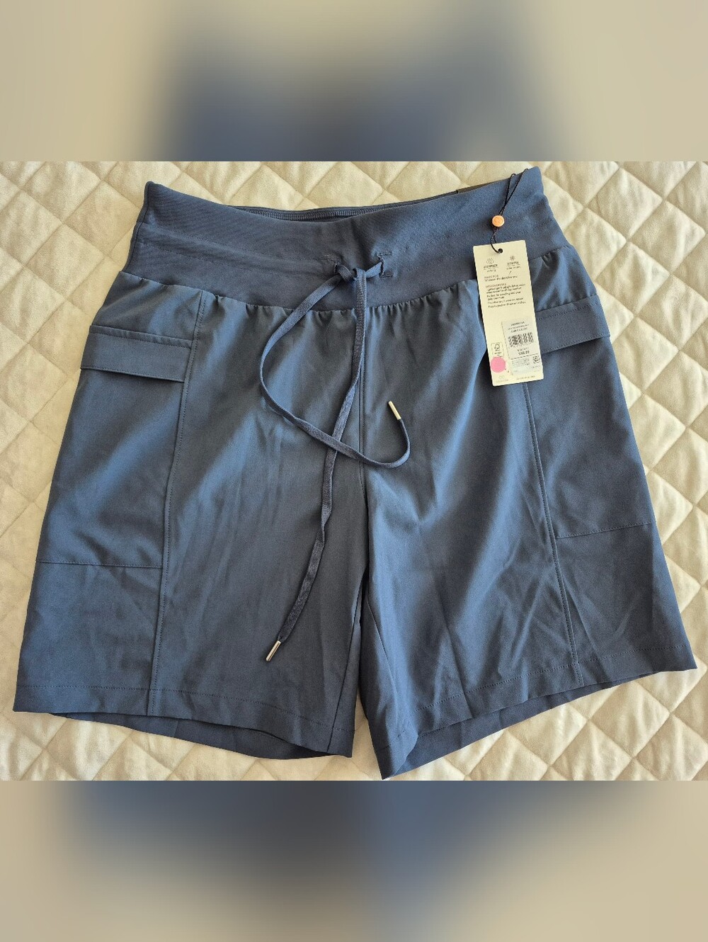 Calia Slate Gray Drawstring Athletic Shorts Xs